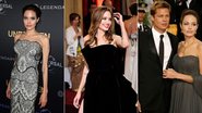 Veja 16 vestidos tomara de caia de Angelina Jolie, que é fã do modelo - Foto-montagem/ Getty Images