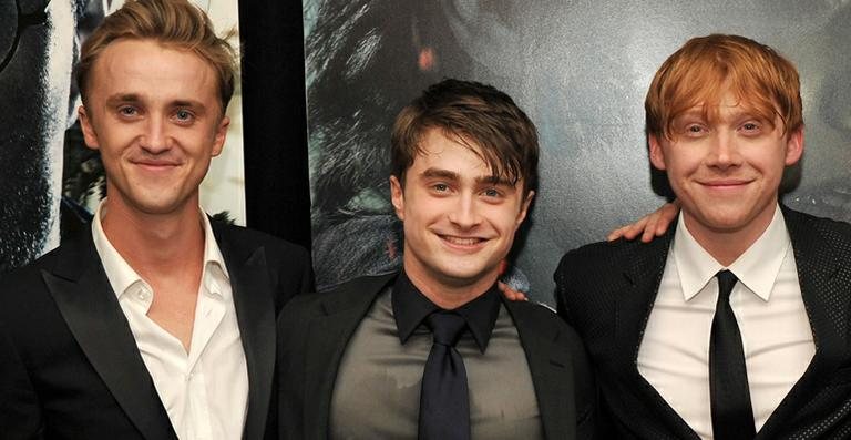 Tom Felton, Daniel Radcliffe e Rupert Grint - Getty Images