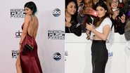 Kylie Jenner, em foto recente (à esq.) e mais antiga (à dir.) - Getty Images