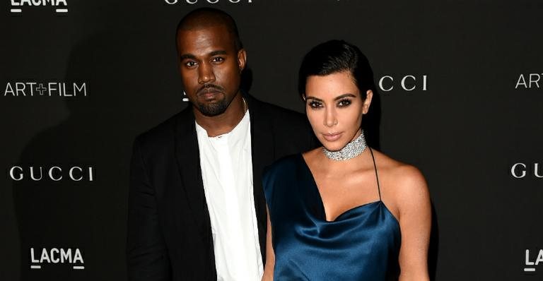 Kanye West e Kim Kardashian - Getty Images