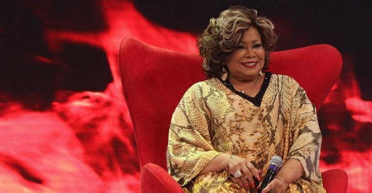 Alcione participa do Programa Raul Gil, no SBT - Rodrigo Belentani/SBT