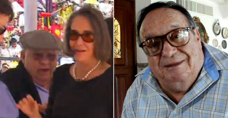 Florinda Meza no funeral do marido,  Roberto Bolaños - Reprodução / Twitter