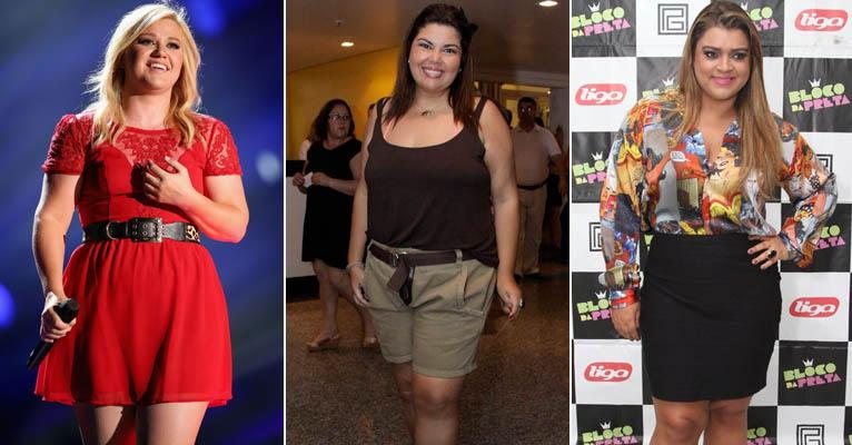 Kelly Clarkson, Fabiana Karla e Preta Gil - Getty Images/AgNews