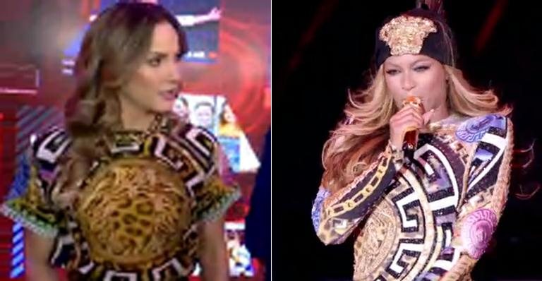 Claudia Leitte e Beyoncé - Reprodução