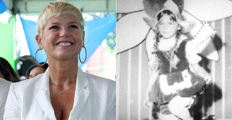 Xuxa mostra foto da infância - Alex Palarea/Agnews e Arquivo Pessoal/Instagram