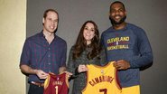 Kate Middleton e príncipe William se encontram com LeBron James em Nova York - Getty Images