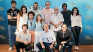 No Projac, Rio, Reinaldo, Anitta, JP, Mariana,  Miguel, Ernani, Lima,  Hélio e Fernanda (em pé), 
Jayminho, Renato e Dedé (agachados). - Reginaldo Teixeira