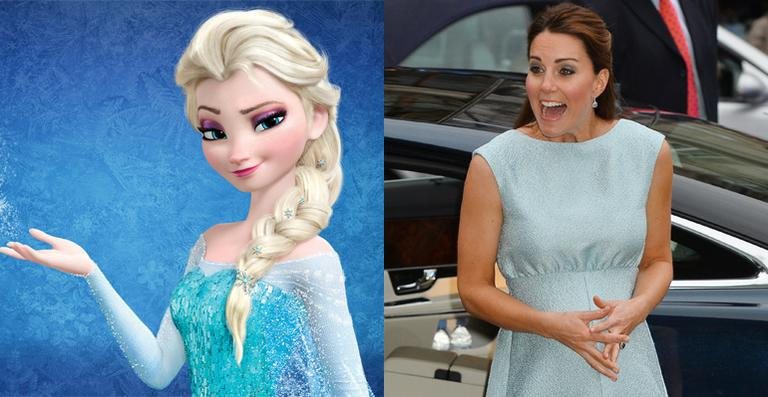 Princesa Elsa X Kate Middleton - Divulgação / Getty Images