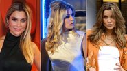 Flávia Alessandra já teve cabelo curto e castanho. Reveja 10 penteados da atriz - Foto-montagem