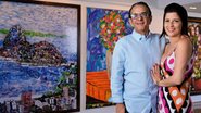 Em sua cobertura na praia de Boa Viagem, no Recife, o casal de pernambucanos vive entre telas dos mais conceituados artistas, como Vik Muniz e Herkenhoff. - Divulgação