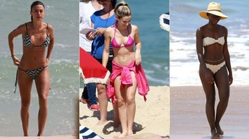 Moda praia: posição das cores no biquíni é o que valoriza pontos fortes do corpo - Foto-montagem