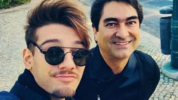 Lucas Lucco grava com Zeca Camargo em Portugal - Instagram/Reprodução