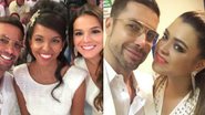 Fernando Torquatto posa com Bruna Marquezine e Preta Gil nos bastidores do 'Esquenta!' - Foto-montagem