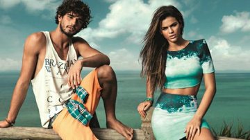 Bruna Marquezine e Marlon Teixeira em foto para a campanha da grife Coca Cola Clothing - Pedrita Junckes/Divulgação