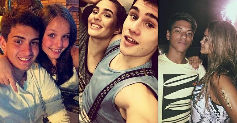 Larissa Manoela e Matheus Chequer; Livian Aragão e Nicolas Prattes; Suzanna Freitas e Cristiano Alves - Instagram/Reprodução