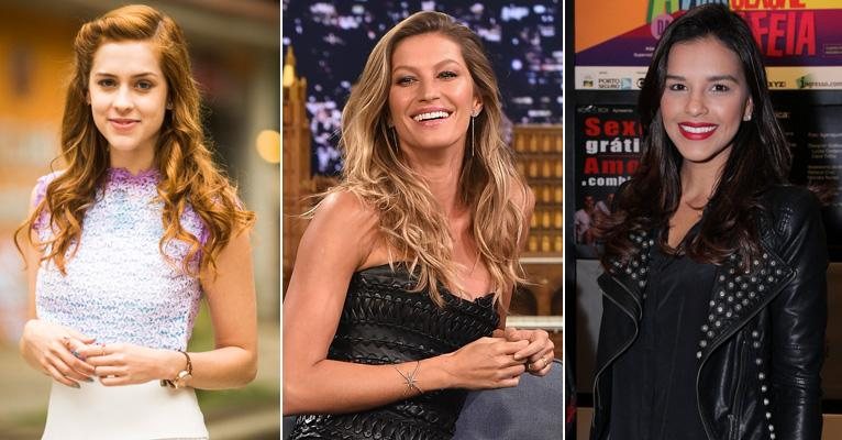 Sophia Abrahão, Gisele Bündchen e Mariana Rios - Divulgação TV Globo/Getty Images/ AgNews