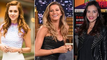 Sophia Abrahão, Gisele Bündchen e Mariana Rios - Divulgação TV Globo/Getty Images/ AgNews