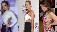 Kaley Cuoco deixa tatuagem na costela à mostra; veja quais famosas desenharam a região - Foto-montagem