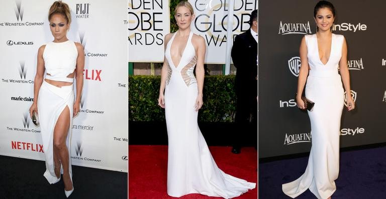 Veja 25 vestidos brancos do Globo de Ouro! - Getty Images