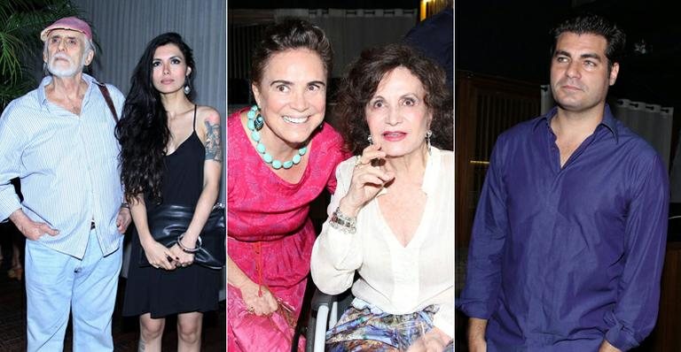 Estrelas da TV vão a lançamento de 'Grandes Atores' - Foto-montagem