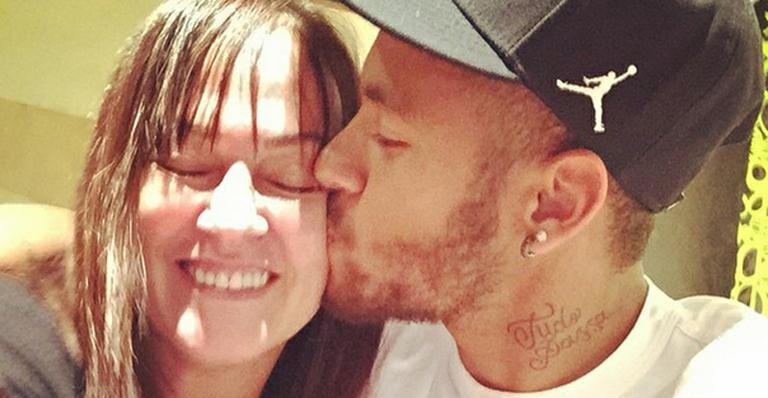 Neymar e a mãe, Nadine - Instagram/Reprodução