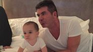 Simon Cowell e o filho, Eric - Reprodução