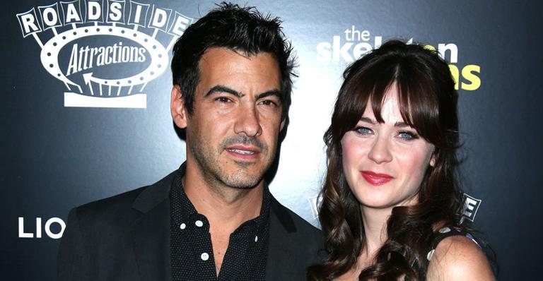 Zooey Deschanel e o noivo - Getty Images