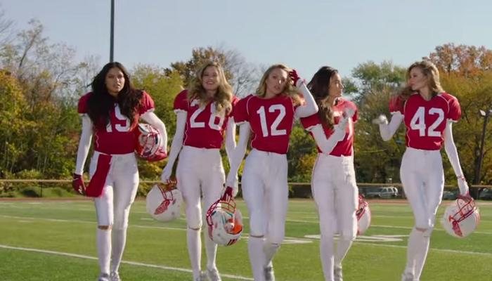 Modelos da Victoria's Secret no Super Bowl - Reprodução