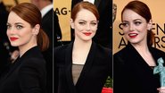 Faça o penteado e o make de Emma Stone no Sag Awards - Getty Images