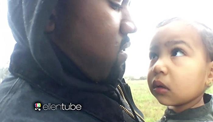 Kanye e North West - Reprodução