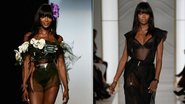 Naomi Campbell - Getty Images e La Perla/Reprodução