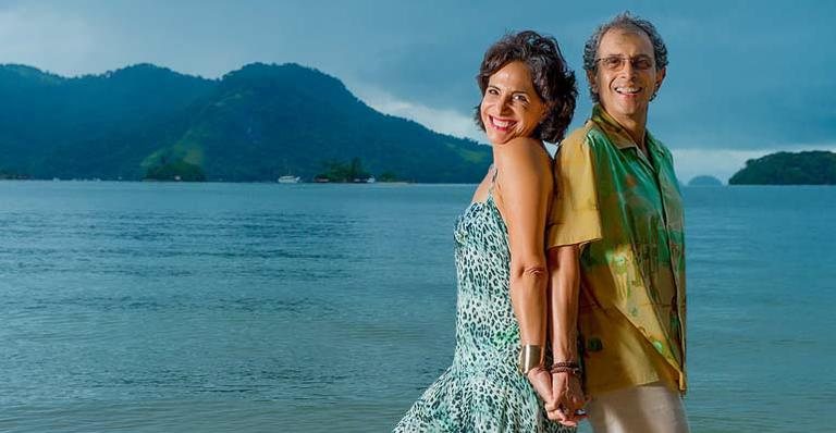 Totia Meireles e marido - César Alves