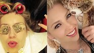 Thalia mostra curioso tratamento de beleza com sachê de chá no olho - Instagram/Reprodução