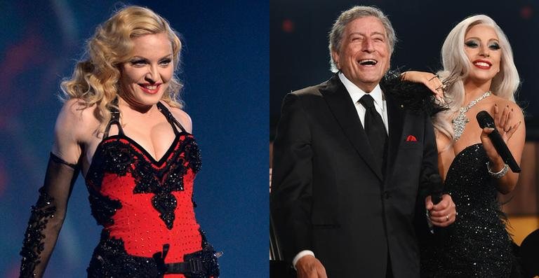 Madonna, Tony Bennett e Lady Gaga - Getty Images