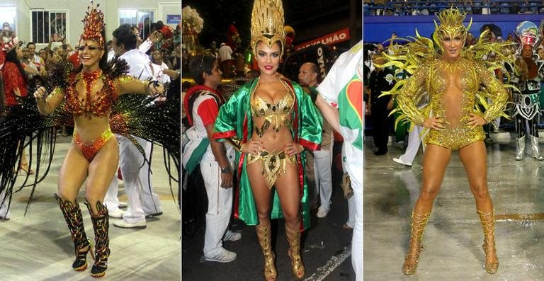 Musas do carnaval na Sapucaí - AgNews; Photo Rio News