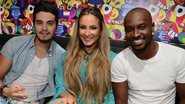 Claudia Leitte recebe Luan Santana e Thiaguinho - Fred Pontes/ Divulgação