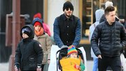 David Beckham passeia com os filhos em Nova York - AKM-GSI/Splash