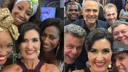 Fátima Bernardes mostra selfies do carnaval - Reprodução / Instagram