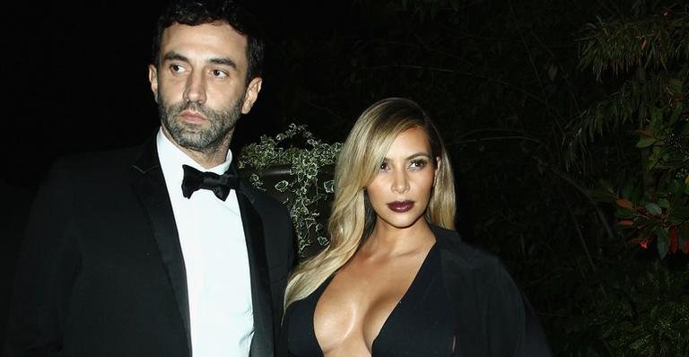 Riccardo Tisci e Kim Kardashian - Getty Images