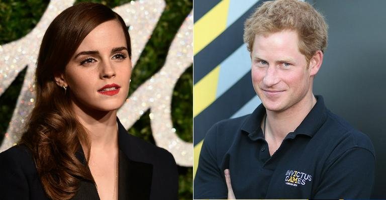 Emma Watson e príncipe Harry - Getty Images