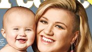 Kelly Clarkson e a filha, River Rose, na capa da People - Reprodução/ PEOPLE