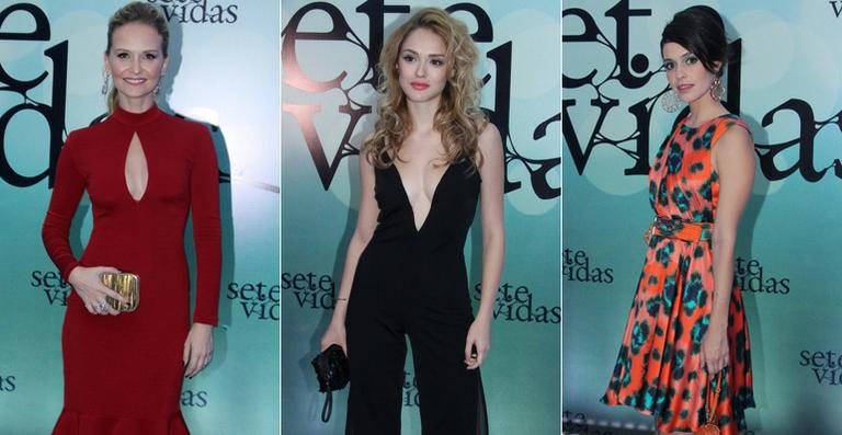 Looks dos famosos na festa da novela 'Sete Vidas' - Alex Palarea e Marcello Sá Barretto / AgNews