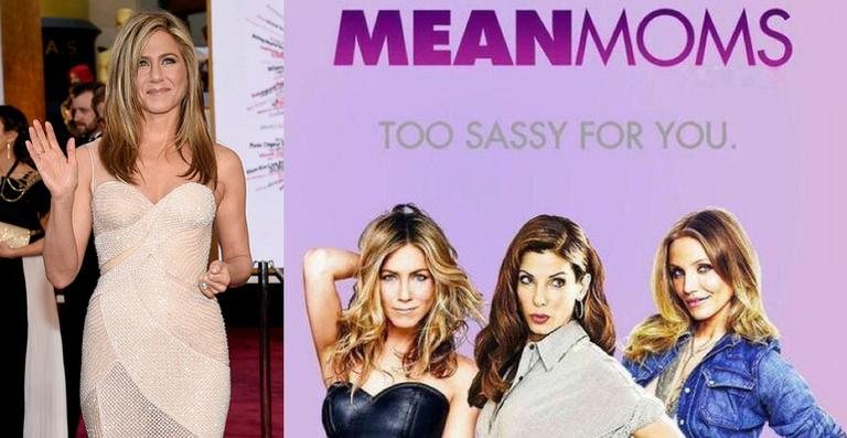 Jennifer Aniston estará no filme 'Mean Moms' - Getty Images/ Reprodução