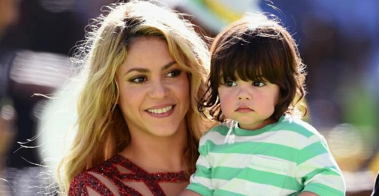 Shakira e o filho, Milan - Getty Images