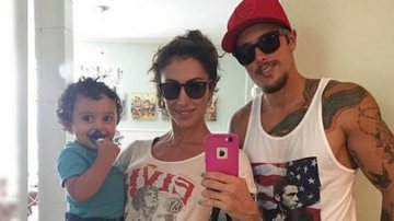 Jaque Khury posa com Gael e Rafael - Instagram/Reprodução