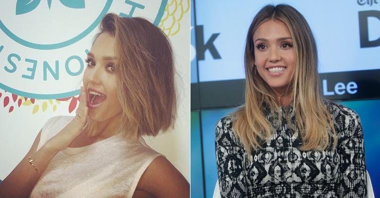 Jessica Alba muda de visual e adota cabelos curtos - Reprodução/Instagram/Getty Images