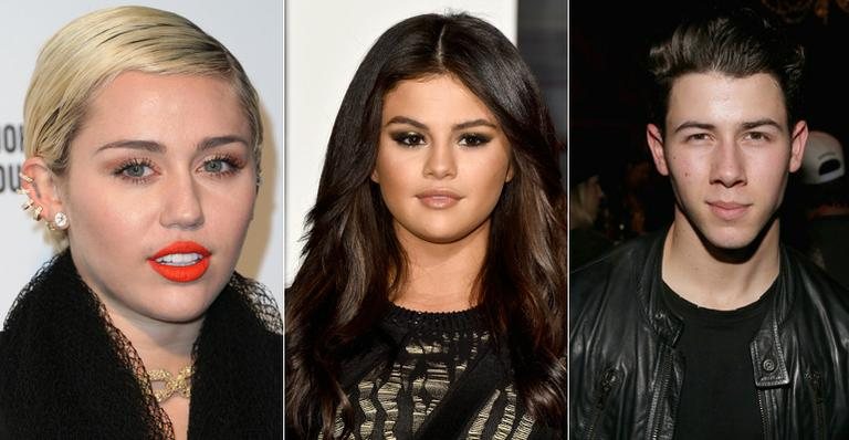 Miley Cyrus e Selena Gomez já namoraram Nick Jonas - Getty Images