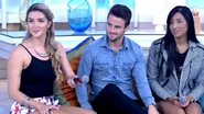 Aline, Rafael e Talita participam do Encontro - TV Globo/Reprodução