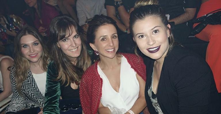 As blogueiras Luisa Ferreira, Bia Perotti, Camila Almeida e Niina Secrets - Divulgação