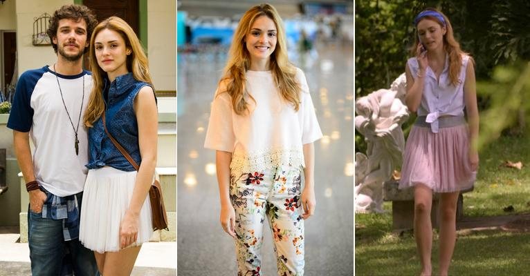 7 Vidas: 20 look de Júlia, papel de Isabelle Drummond - Divulgação/Reprodução/TV Globo